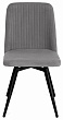 стул Келли нога черная 1F40 (360°)  (Т180 светло-серый)