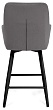 стул Молли полубарный нога черная 600 360F47 (Т180 светло-серый)