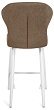 стул Марио полубарный нога белая 600 (Т184 кофе с молоком)