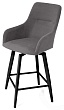 стул Молли полубарный нога черная 600 360F47 (Т180 светло-серый)