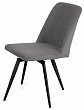 стул Келли нога черная 1F40 (360°)  (Т180 светло-серый)